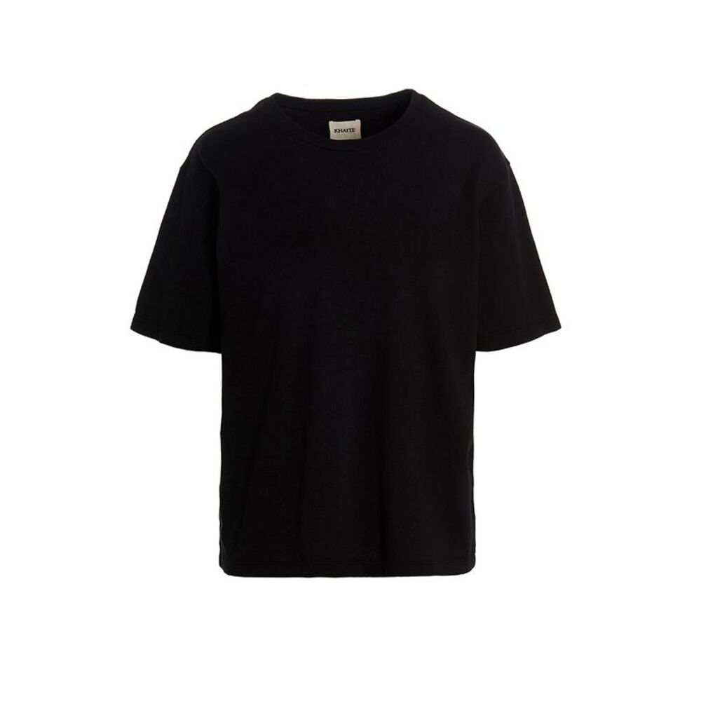 Khaite Black Cotton Women's T-Shirt